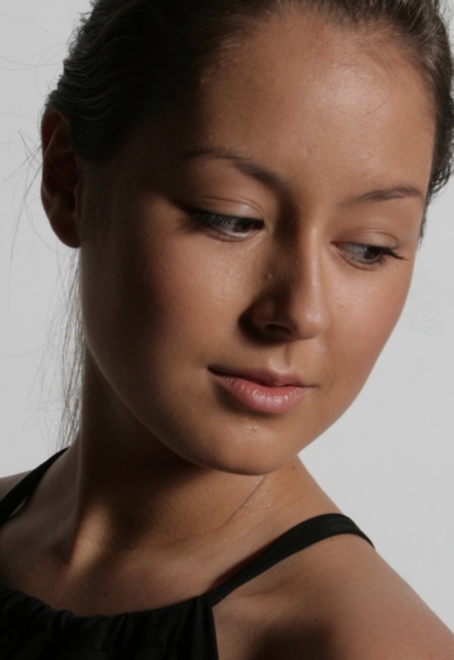Bridal beauty makeup portrait